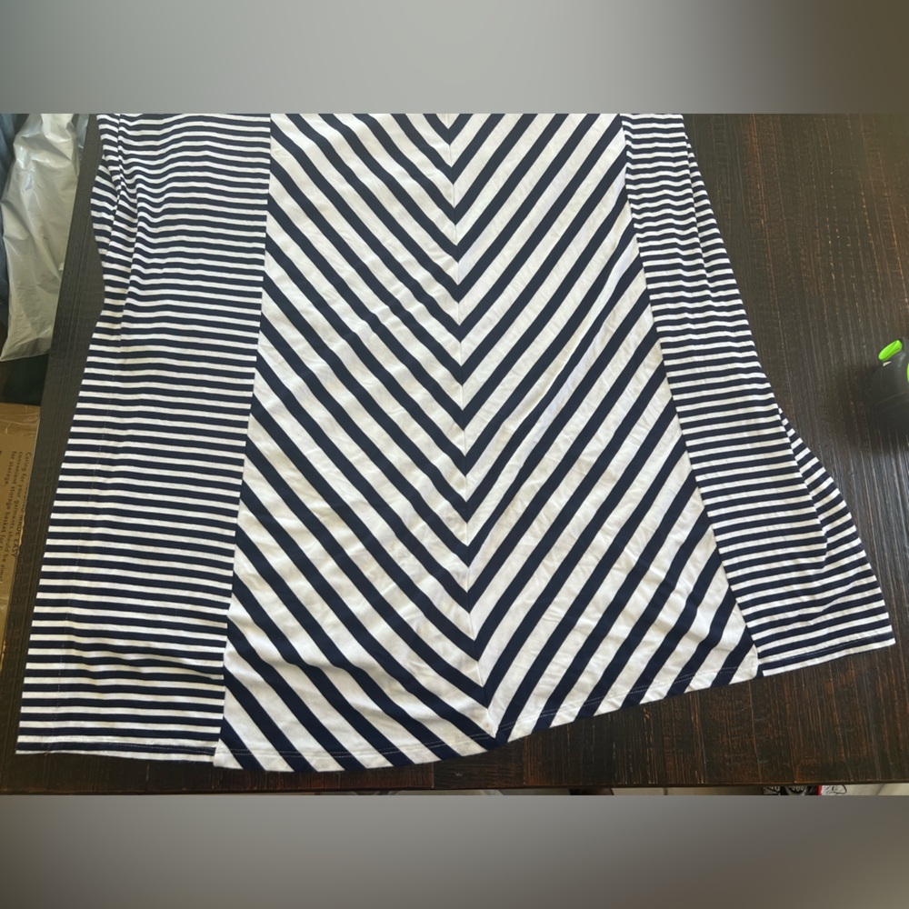 SOMA Women's Striped Blue White Sleeveless Maxi Dress Casual size XL - Picture 8 of 16